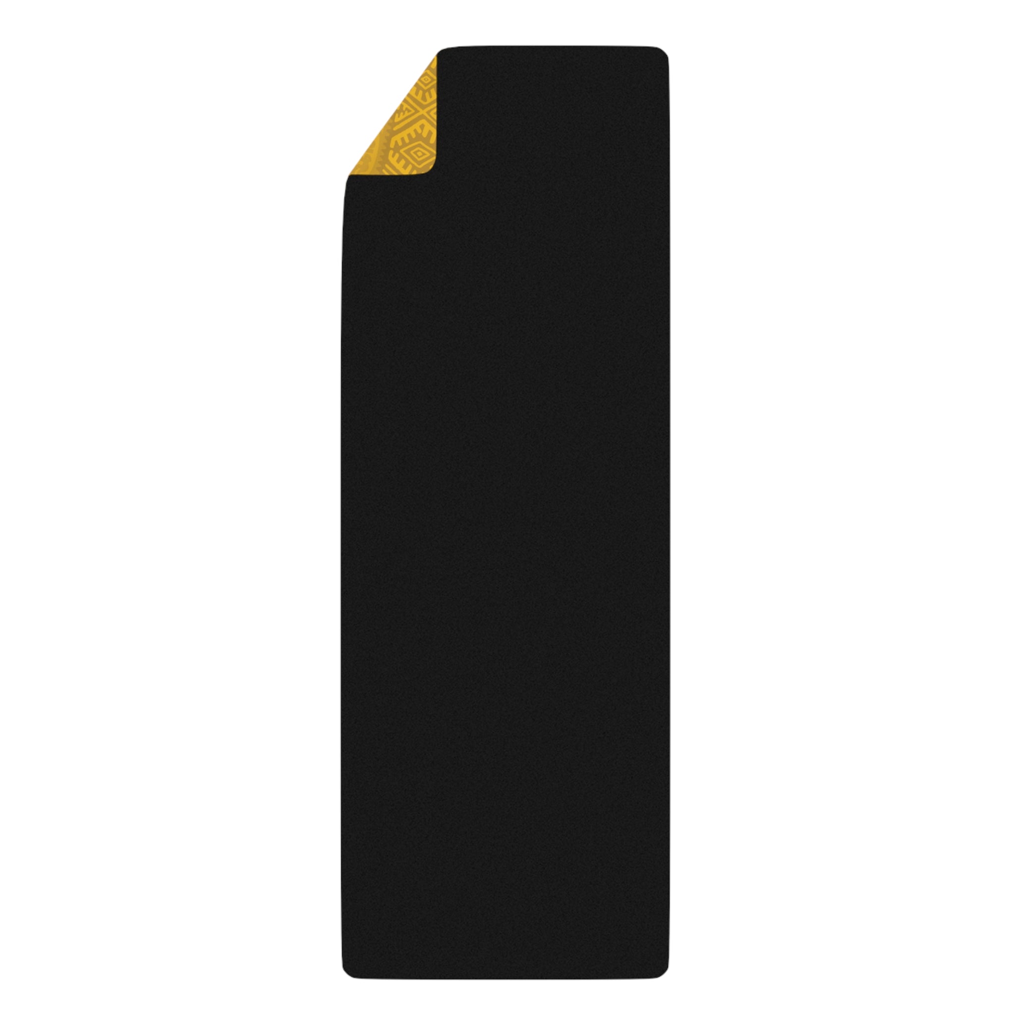 Colombian Dreams Yoga Mat | Golden Mandala Rubber Yoga Mat | Non-Slip Meditation Mat