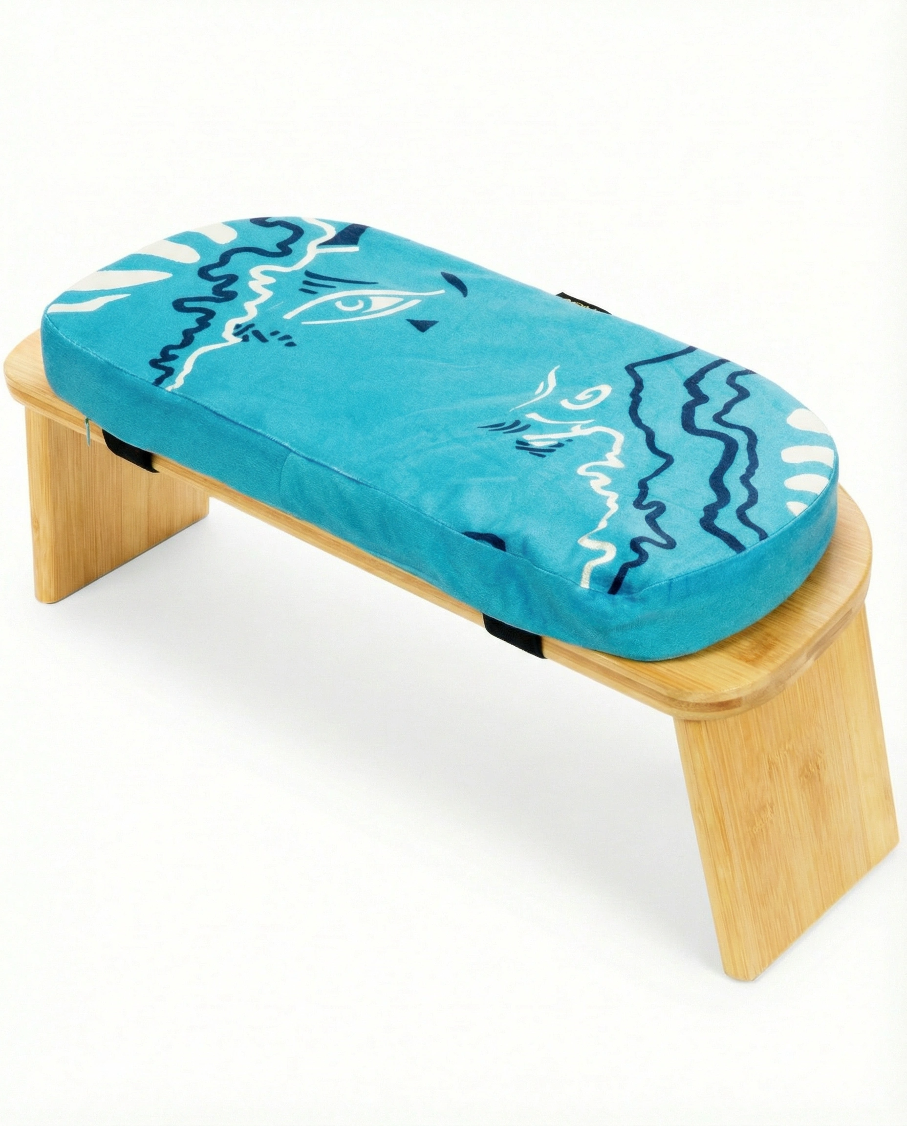 Foldable Bamboo Meditation Bench | Eco-Friendly & Portable