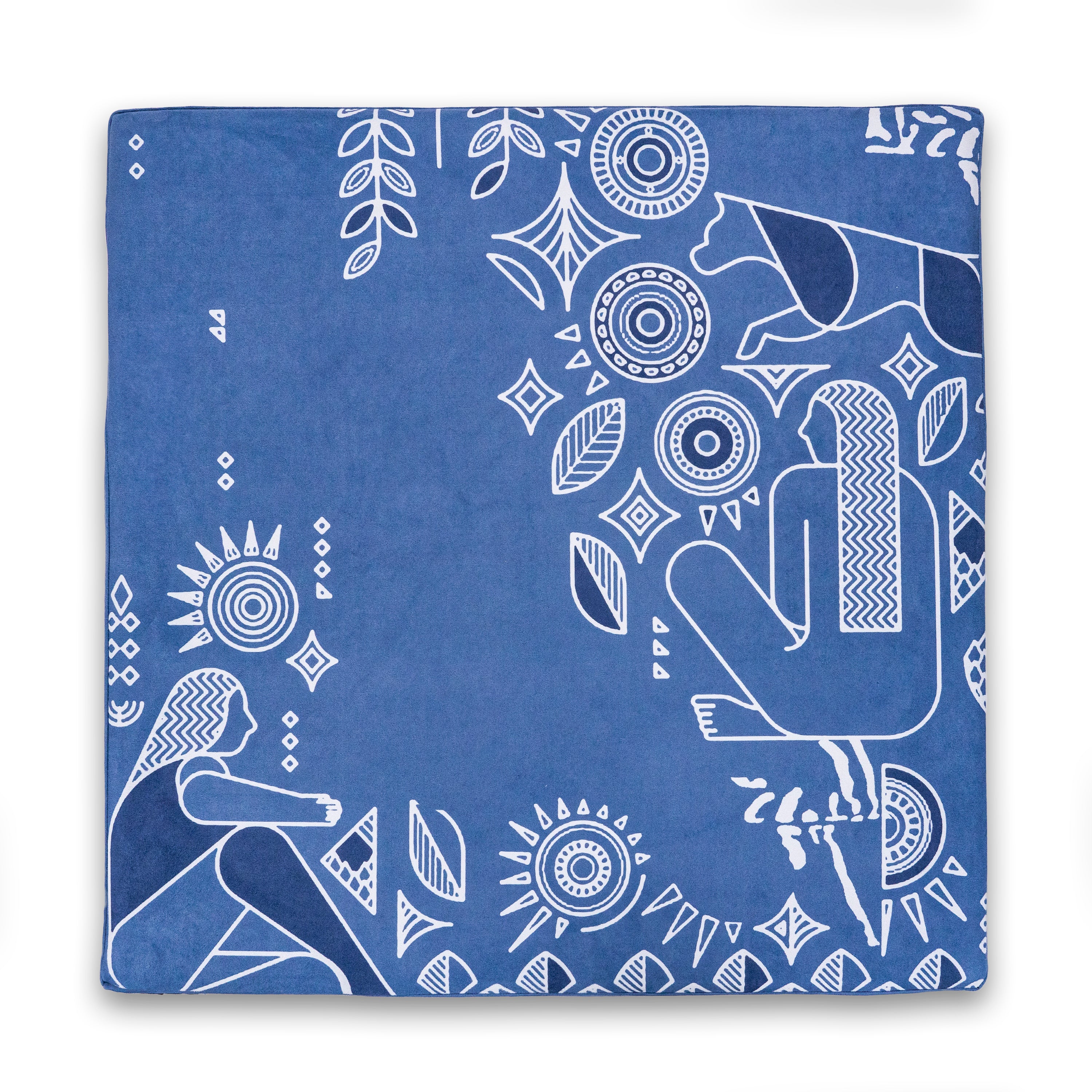 Royal Court Meditation Mat – Premium Comfort Meets Royal Balance- 24" x 24"