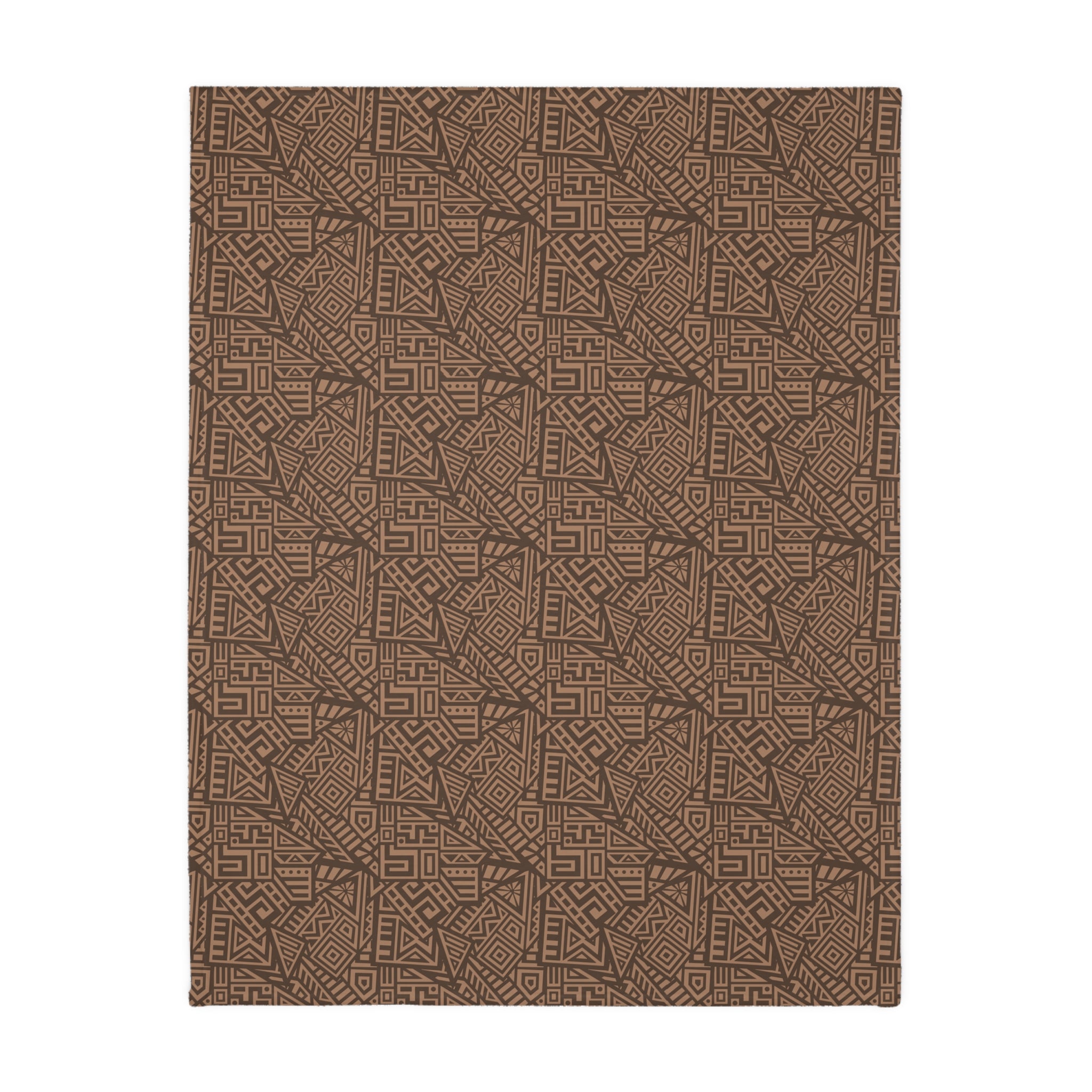 Dancing Ladies African Dance Figures blanket | Velveteen Microfiber Blanket| Black and Brown