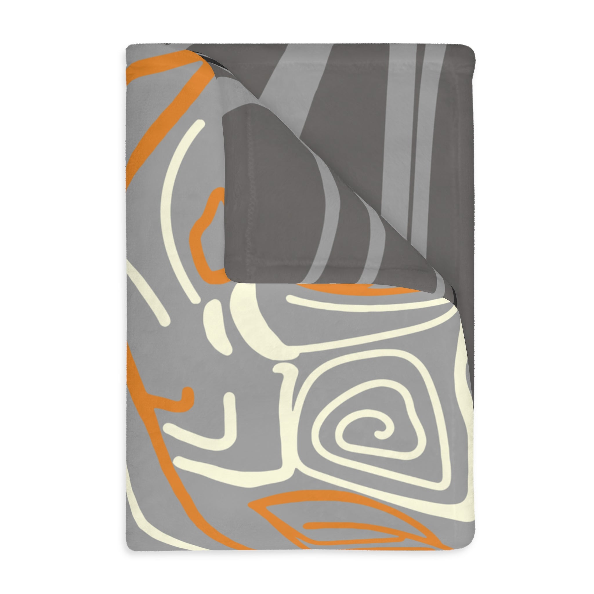 Queen of Phoenix Abstract Tribal Face Art Blanket | Velveteen Microfiber Blanket