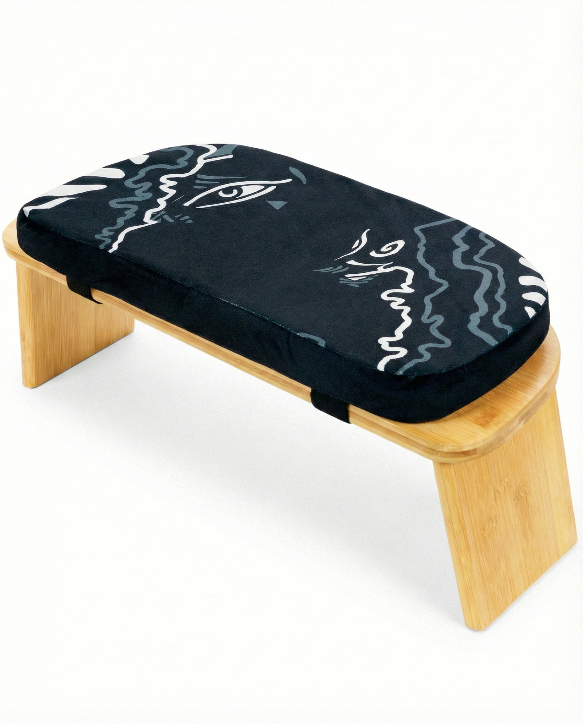 Foldable Bamboo Meditation Bench | Eco-Friendly & Portable
