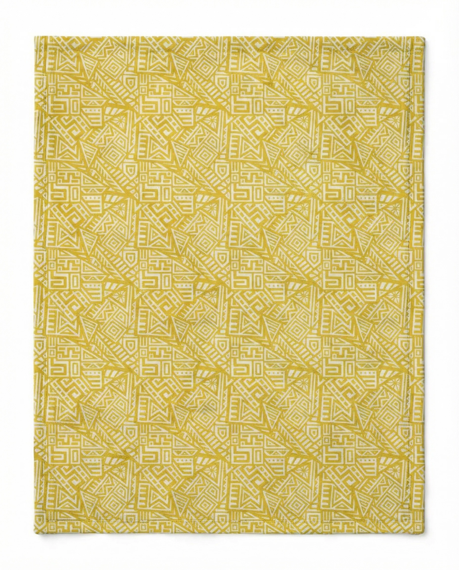Dancing Ladies Velveteen Microfiber Blanket (Two-sided print)| OFF White and Yellow